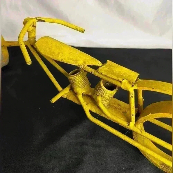 Metal Art destressed  Motorcycle, - Picture 7 of 7